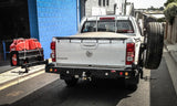 MCC REAR WHEEL CARRIER BAR WITH SINGLE JERRY CAN HOLDER FOR ISUZU DMAX 12-19