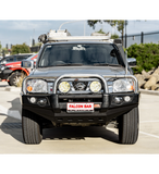 MCC FALCON TRIPLE LOOP BULLBAR WITH FOG LIGHTS FOR NISSAN NAVARA 97-15