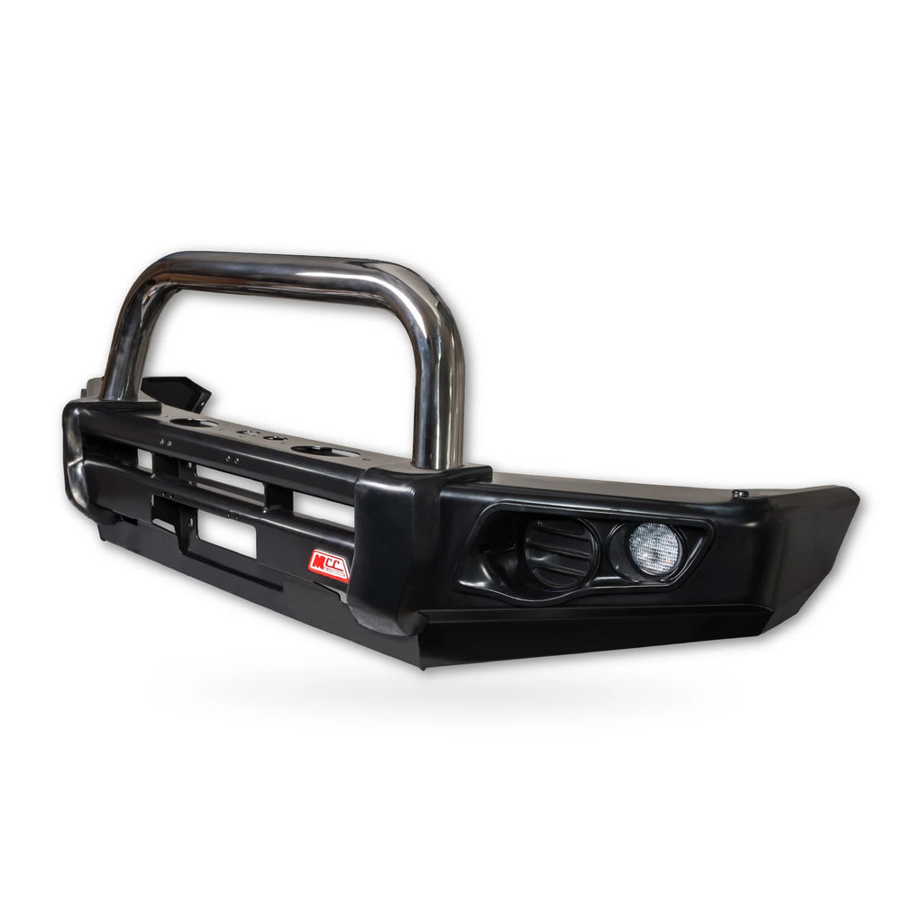 MCC FALCON BLACK LOOP BULLBAR WITHOUT FOG LIGHTS FOR TOYOTA LANDCRUISER 07-15