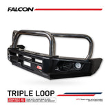 MCC FALCON TRIPLE LOOP BULLBAR WITHOUT FOG LIGHTS FOR TOYOTA HILUX 97-04