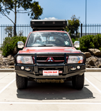 MCC FALCON A-FRAME BULLBAR WITH FOG LIGHTS FOR MITSUBISHI PAJERO 99-06