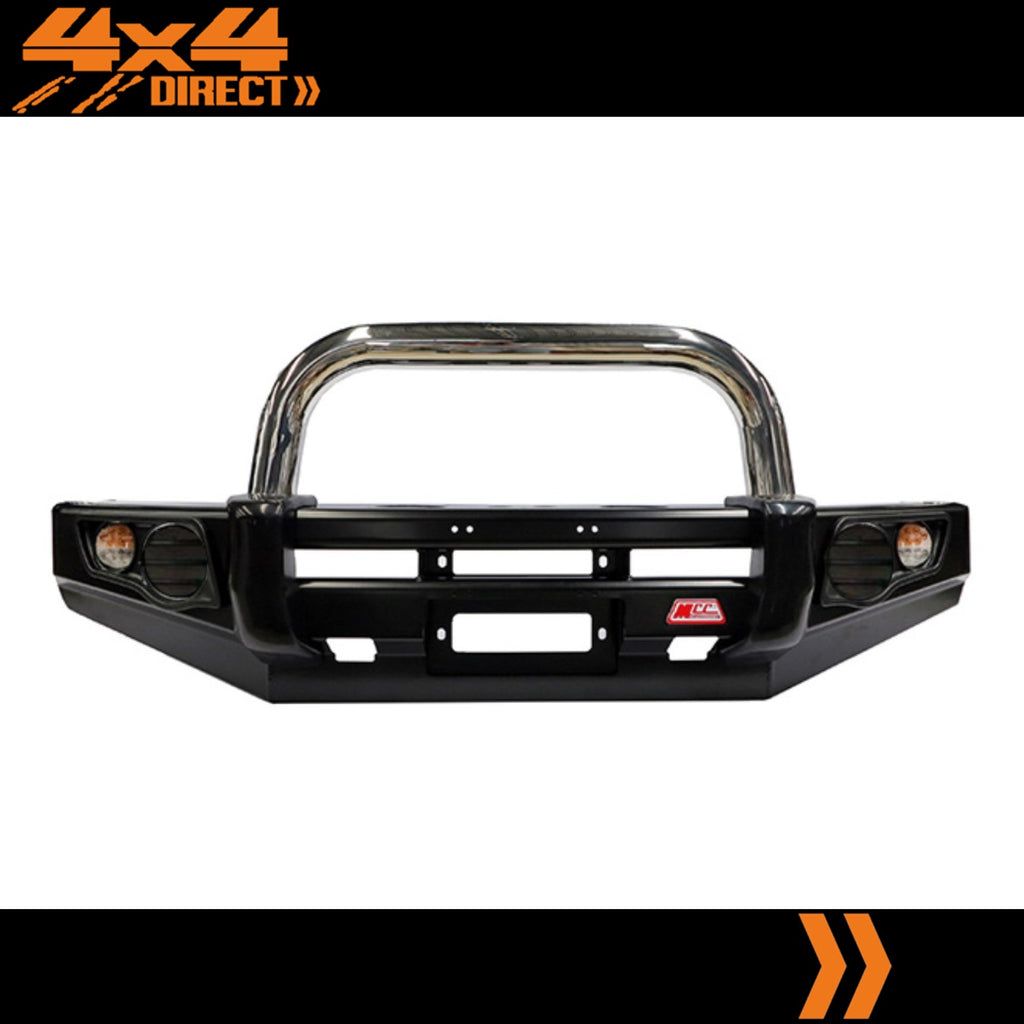 MCC FALCON STAINLESS LOOP BULLBAR WITH FOG LIGHTS FOR ISUZU DMAX 17-20