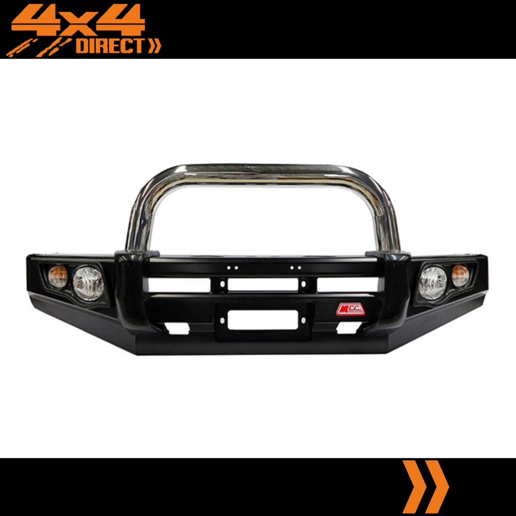 MCC FALCON BLACK LOOP BULLBAR WITHOUT FOG LIGHTS FOR HOLDEN RODEO 07-11