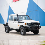 MCC FALCON BLACK LOOP BULLBAR WITH FOG LIGHTS FOR TOYOTA LANDCRUISER 24-ON