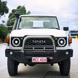 MCC FALCON STAINLESS LOOP BULLBAR WITHOUT FOG LIGHTS FOR TOYOTA LANDCRUISER 24-ON