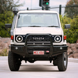 MCC FALCON BLACK LOOP BULLBAR WITHOUT FOG LIGHTS FOR TOYOTA LANDCRUISER 24-ON