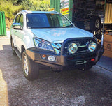 MCC FALCON BLACK LOOP BULLBAR WITH FOG LIGHTS FOR ISUZU MUX 13-16
