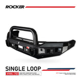 MCC ROCKER SINGLE LOOP SAND BLACK BULLBAR FOR TOYOTA LANDCRUISER 22-ON