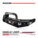 MCC ROCKER SINGLE LOOP STAINLESS STEEL BULLBAR FOR TOYOTA LANDCRUISER 22-ON