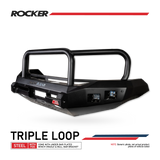 MCC ROCKER TRIPLE LOOP BULLBAR FOR VOLKSWAGEN AMAROK 23-ON