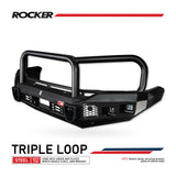 MCC ROCKER TRIPLE LOOP BULLBAR FOR TOYOTA LANDCRUISER 22-ON
