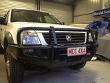 MCC FALCON STEEL A-FRAME BULLBAR WITH FOG LIGHTS FOR HOLDEN RODEO 03-06