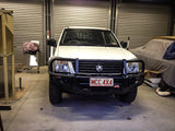 MCC FALCON STEEL A-FRAME BULLBAR WITH FOG LIGHTS FOR ISUZU DMAX 03-06
