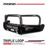 MCC PHOENIX TRIPLE LOOP STEEL BULLBAR FOR JAC T9 25-ON
