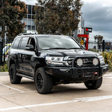 MCC PHOENIX SINGLE BLACK LOOP STEEL BULLBAR FOR TOYOTA LANDCRUISER 15-20