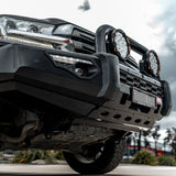 MCC PHOENIX SINGLE BLACK LOOP STEEL BULLBAR FOR TOYOTA LANDCRUISER 15-20