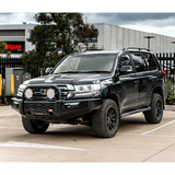 MCC PHOENIX SINGLE BLACK LOOP STEEL BULLBAR FOR TOYOTA LANDCRUISER 15-20