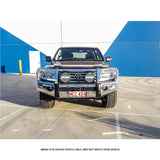 MCC PHOENIX SINGLE BLACK LOOP STEEL BULLBAR FOR TOYOTA HILUX 20-ON