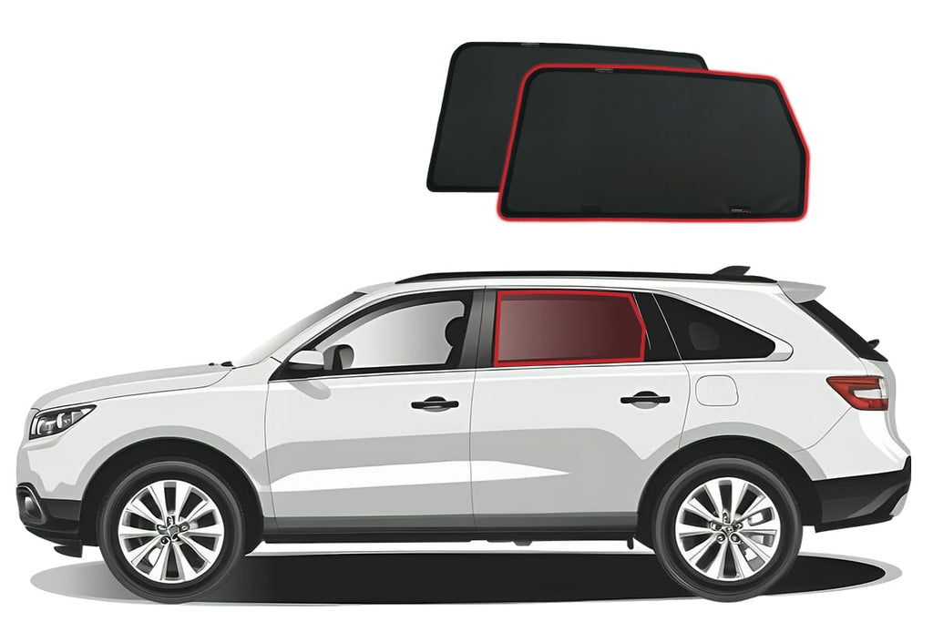 ACURA MDX 3RD GENERATION CAR REAR WINDOW SHADES (YD3; 2013-2020)