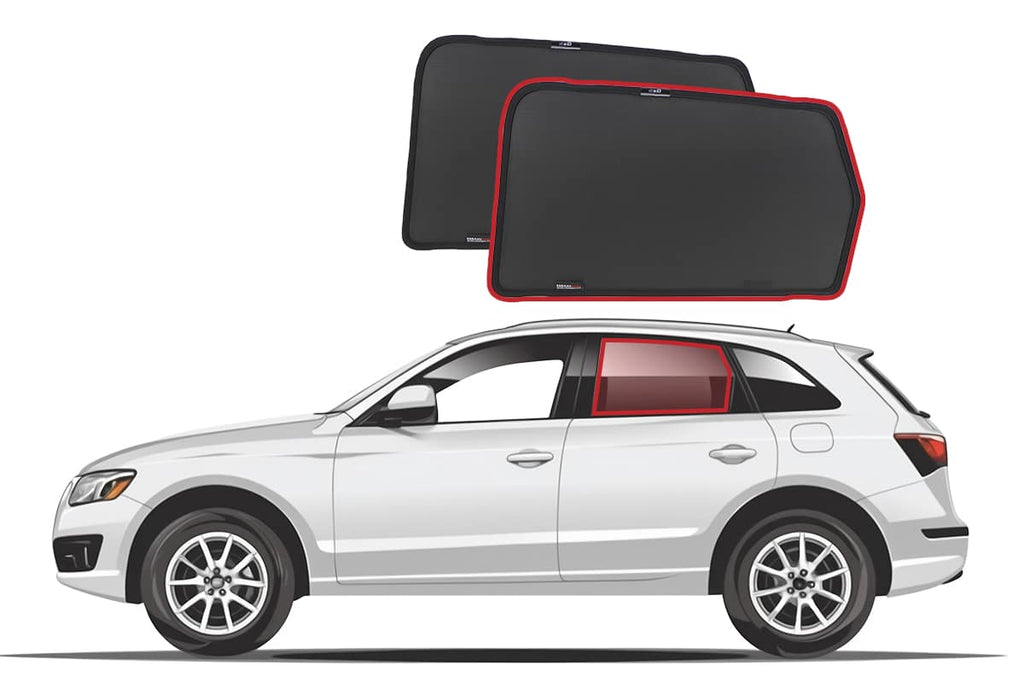 AUDI Q5 1ST GENERATION CAR REAR WINDOW SHADES (2008-2017)