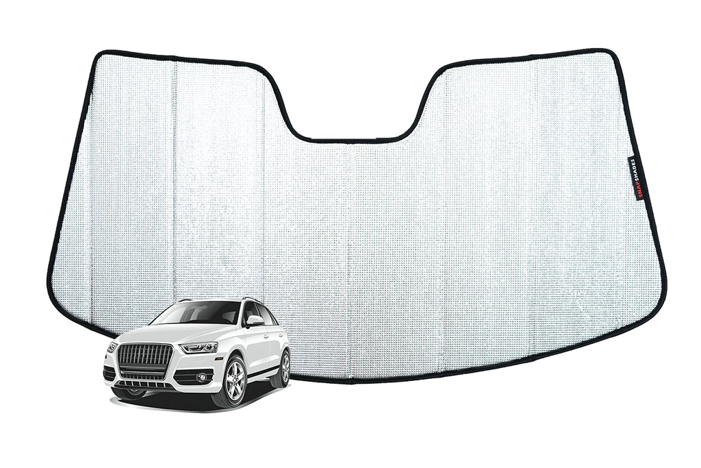 AUDI Q3 1ST GENERATION FRONT WINDSCREEN SUN SHADE (TYP 8U; 2011-2018)