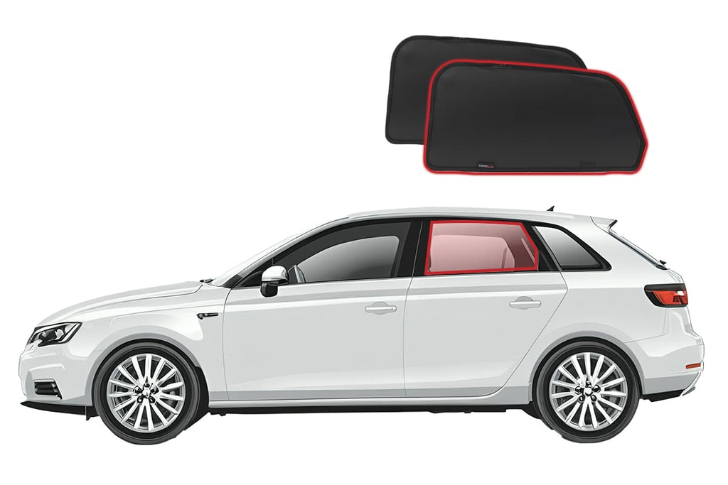 AUDI A3 HATCHBACK/SPORTBACK 3RD GENERATION CAR REAR WINDOW SHADES (TYP 8V; 2012-2020)