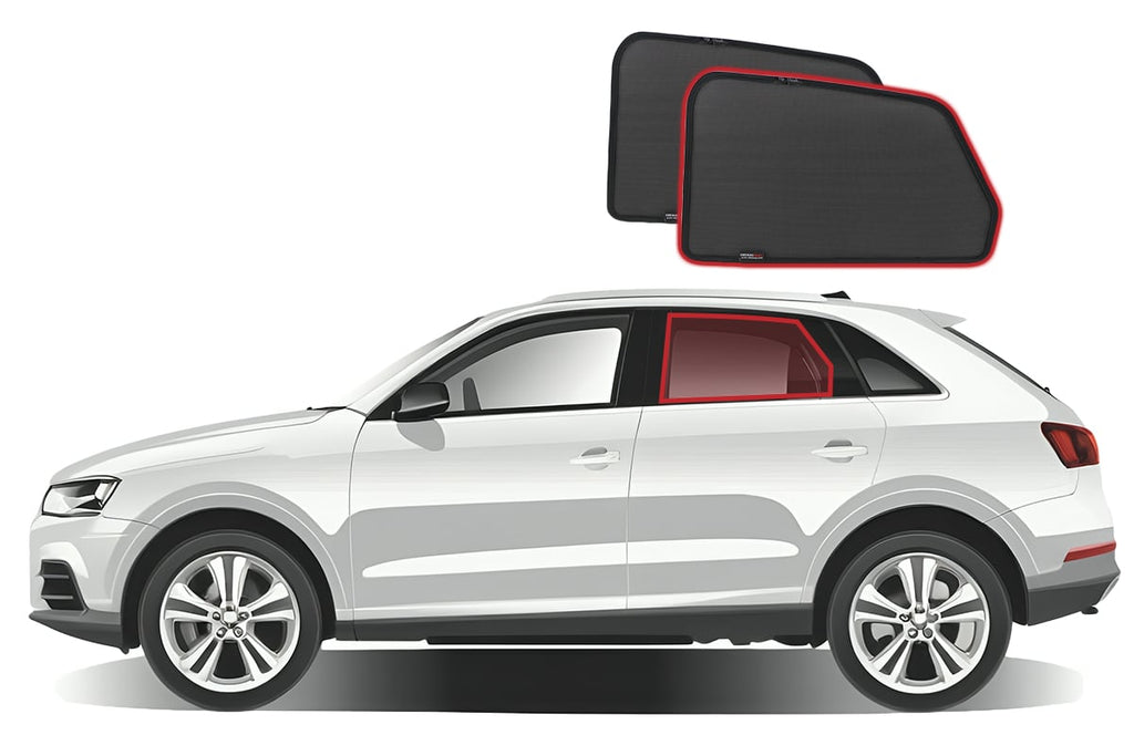 AUDI Q3 SUV 2ND GENERATION CAR REAR WINDOW SHADES (2018-ON)