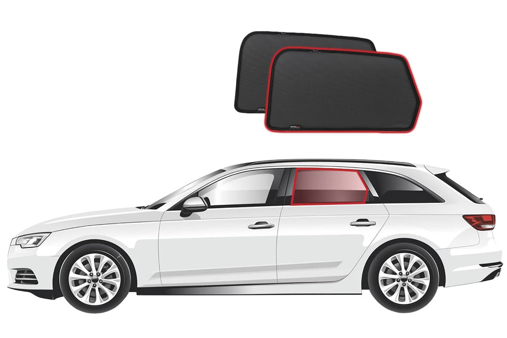 AUDI A4 WAGON CAR REAR WINDOW SHADES (B8- TYP 8K; 2008-2016)