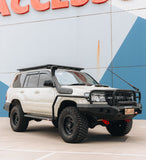 MCC BLACK SIDESTEP/RAIL KIT TO FIT 50MM BULLBAR FOR TOYOTA LANDCRUISER 98-07