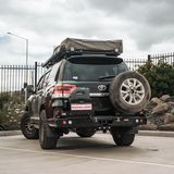 MCC REAR WHEEL CARRIER BAR WITH SINGLE JERRY CAN HOLDER FOR TOYOTA LAND CRUISER 15-20