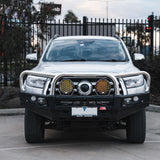 MCC FALCON TRIPLE LOOP BULLBAR WITH FOG LIGHTS FOR GREAT WALL CANNON 25-ON