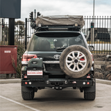 MCC REAR WHEEL CARRIER BAR WITH SINGLE JERRY CAN HOLDER FOR TOYOTA LAND CRUISER 15-20
