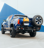 MCC REAR WHEEL CARRIER BAR WITH SINGLE JERRY CAN HOLDER FOR VOLKSWAGEN AMAROK 23-ON