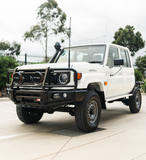 MCC FALCON A-FRAME BULLBAR WITH FOG LIGHTS FOR TOYOTA LANDCRUISER 24-ON
