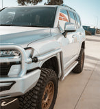 MCC BLACK SIDESTEP/RAIL KIT TO FIT 50MM BULLBAR FOR TOYOTA LANDCRUISER 22-ON