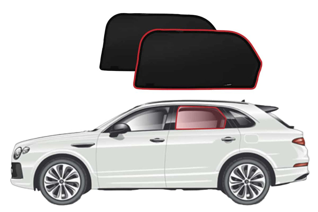 BENTLEY BENTAYGA CAR REAR WINDOW SHADES (2015-ON)