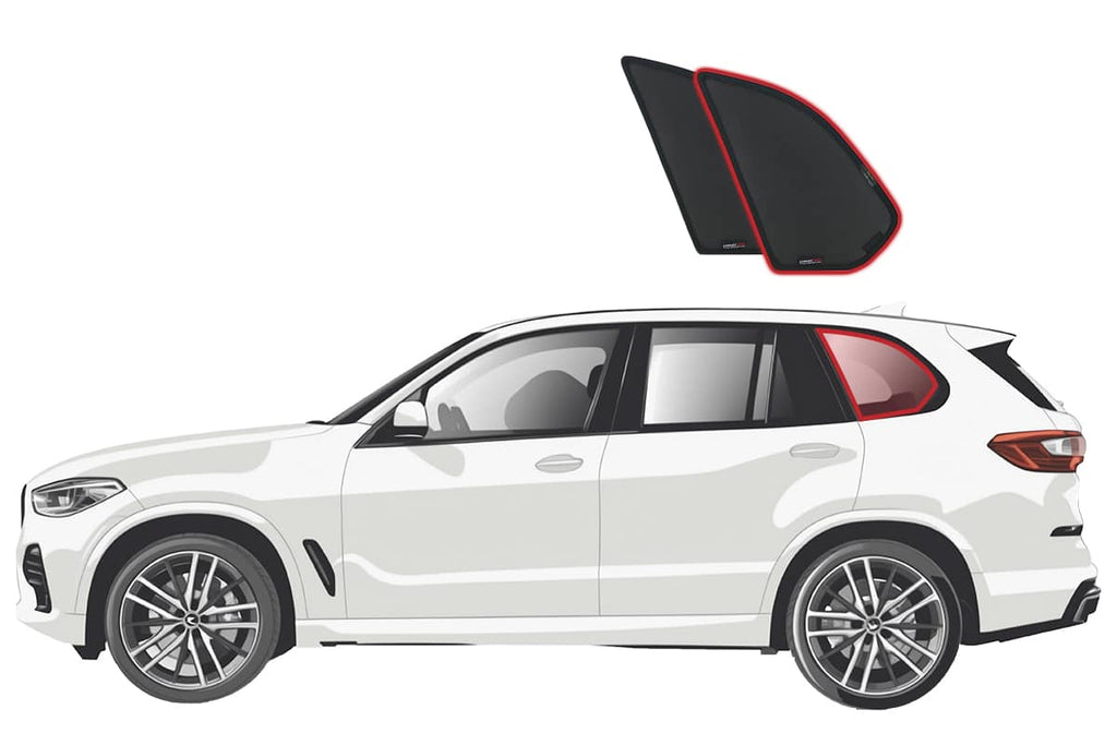 BMW X5 2ND GENERATION PORT WINDOW SHADES (E70; 2006-2013)