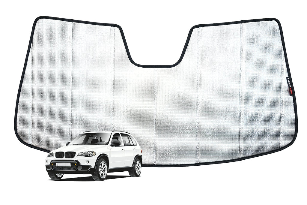BMW X5 2ND GENERATION FRONT WINDSCREEN SUN SHADE (E70; 2006-2013)