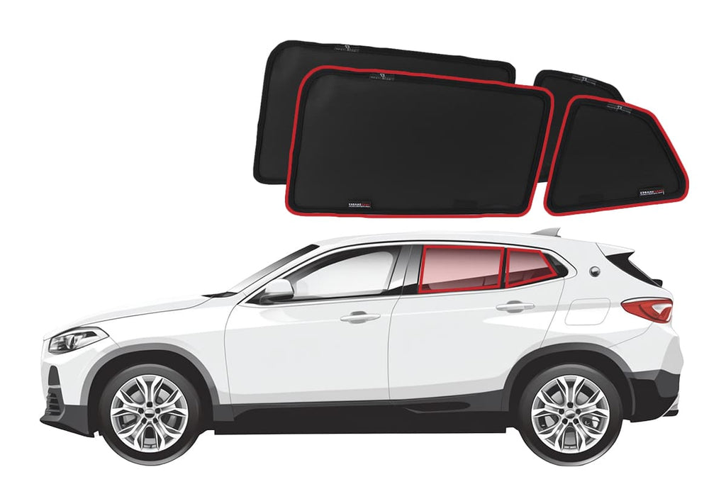 BMW X2 1ST GENERATION CAR REAR WINDOW SHADES (F39; 2017-2023)