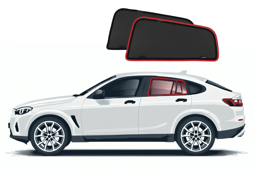 BMW X4 2ND GENERATION CAR REAR WINDOW SHADES (G02; 2018-ON)