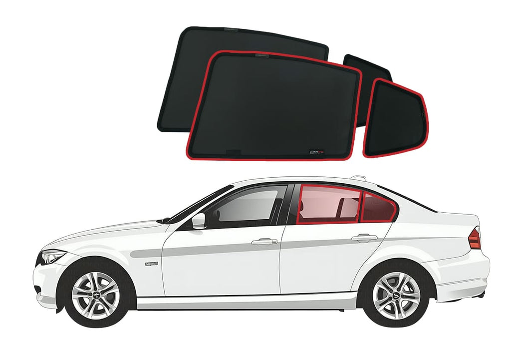 BMW 3 SERIES SEDAN 5TH GENERATION CAR REAR WINDOW SHADES (E90; 2004-2011)