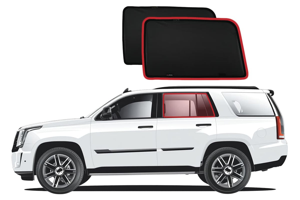 CADILLAC ESCALADE 4TH GENERATION CAR REAR WINDOW SHADES (GMT K2XL; 2015-2020)