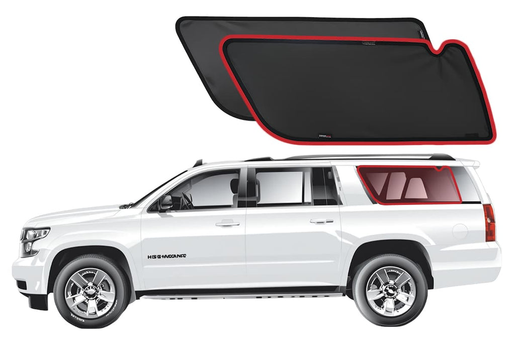 CHEVROLET SUBURBAN | GMC YUKON XL | CADILLAC ESCALADE ESV 4TH GEN PORT WINDOW SHADES (GMT K2YC/G/K2XL; 2015-2020)