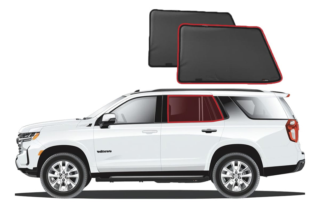 CHEVROLET TAHOE | GMC YUKON 5TH GENERATION CAR REAR WINDOW SHADES (GMT1YC; 2021-ON)