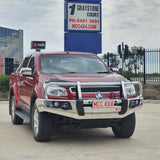 MCC FALCON ALUMINIUM A-FRAME BULLBAR WITHOUT FOG LIGHTS FOR HOLDEN COLORADO 7 12-16