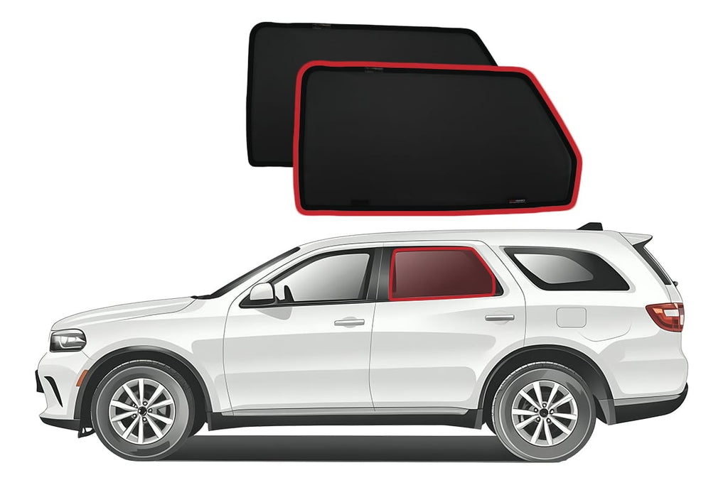 DODGE DURANGO 3RD GENERATION CAR REAR WINDOW SHADES (WD; 2011-ON)