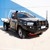 MCC BLACK SIDESTEP/RAIL KIT TO FIT 50MM BULLBAR FOR TOYOTA HILUX 15-ON