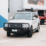 MCC FALCON A-FRAME BULLBAR WITH FOG LIGHTS FOR MITSUBISHI PAJERO 06-21
