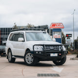 MCC FALCON A-FRAME BULLBAR WITH FOG LIGHTS FOR MITSUBISHI PAJERO 06-21