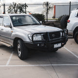 MCC FALCON A-FRAME BULLBAR WITHOUT FOG LIGHTS FOR TOYOTA LANDCRUISER 98-07